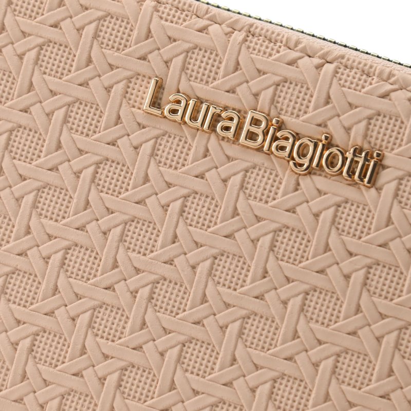 Laura Biagiotti Cartera de Mujer Grande en PU, Efecto Trenzado, con Monedero y Caja de Regalo — vista 17