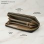 Laura Biagiotti Large Women's Wallet in PU, Woven Effect, with Coin Purse and Gift Box — view 9