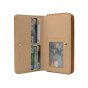 Laura Biagiotti Large Women's Wallet in PU, Woven Effect, with Coin Purse and Gift Box — front view