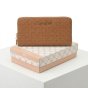 Laura Biagiotti Large Women's Wallet in PU, Woven Effect, with Coin Purse and Gift Box — logo detail