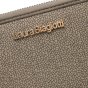 Laura Biagiotti Portefeuille Femme en PU, avec Porte-Monnaie et Fermeture Zippée Intégrale, Texture Craquelée, avec… — détail