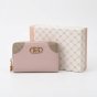 Laura Biagiotti Women's Wallet in PU, Gold Logo Design, With Coin Purse and Gift Box — logo detail