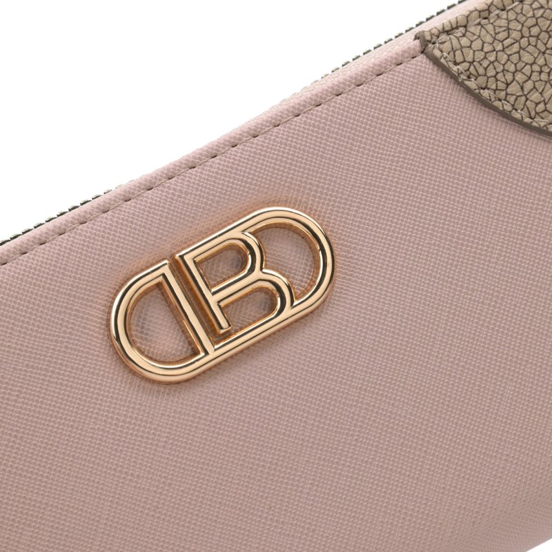 Laura Biagiotti Portefeuille Femme en PU, Design avec Logo Doré, avec Porte-Monnaie et Boîte Cadeau — vue 11