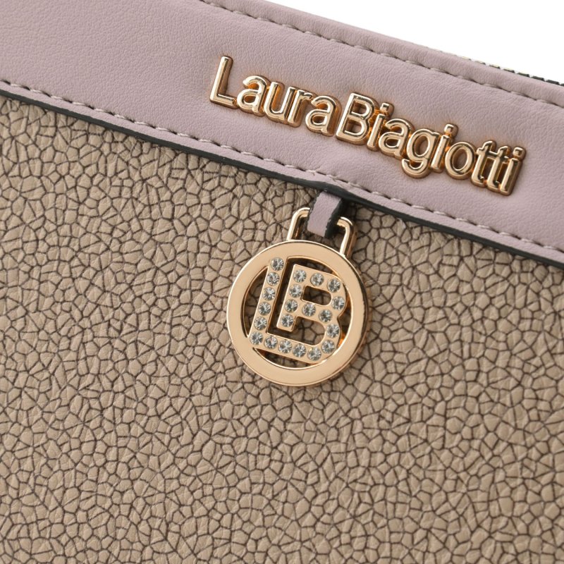 Laura Biagiotti Large Women's Wallet in PU, Mosaic Effect, With Coin Purse and Gift Box — view 17