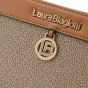 Laura Biagiotti Damen-Geldbörse Groß aus PU, Mosaik-Optik, mit Münzfach und Geschenkbox — Ansicht 23
