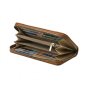 Laura Biagiotti Large Women's Wallet in PU and Logo Fabric, With Coin Purse and Gift Box — front view