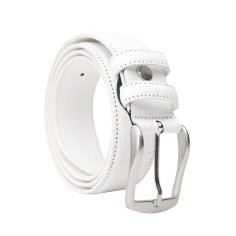 Conte Massimo Ceinture Homme Femme en Cuir Véritable Effet Croco, Boucle Sans Nickel, Made in Italy, Hauteur 3,5 cm, Avec Bo… 2