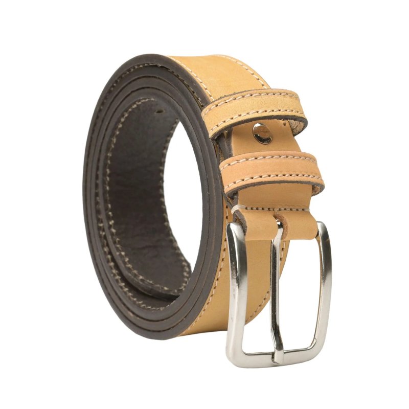 No Limits Ceinture Homme en Cuir Véritable Effet Nubuck Made in Italy, Élégante, Raccourcissable, Avec Boîte, Haute… — vue 15