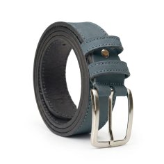 No Limits Ceinture Homme en Cuir Véritable Effet Nubuck Made in Italy, Élégante, Raccourcissable, Avec Boîte, Hauteur 3,5 cm 2