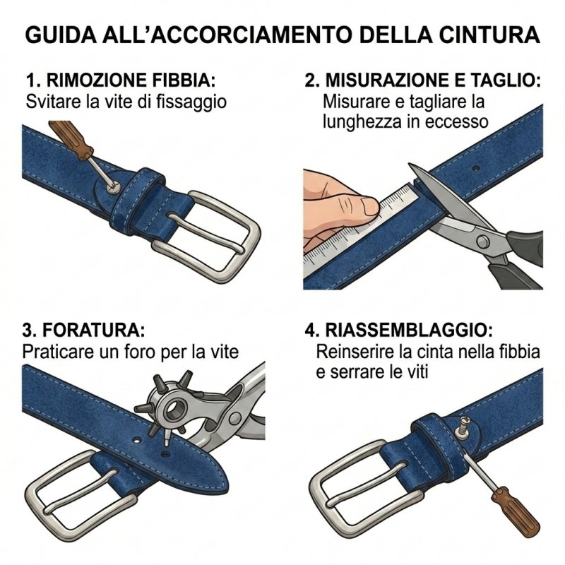 No Limits Men's Genuine Leather Belt, Nabuk Finish, Made in Italy, Shortenable, 3.5cm, With Box — view 60