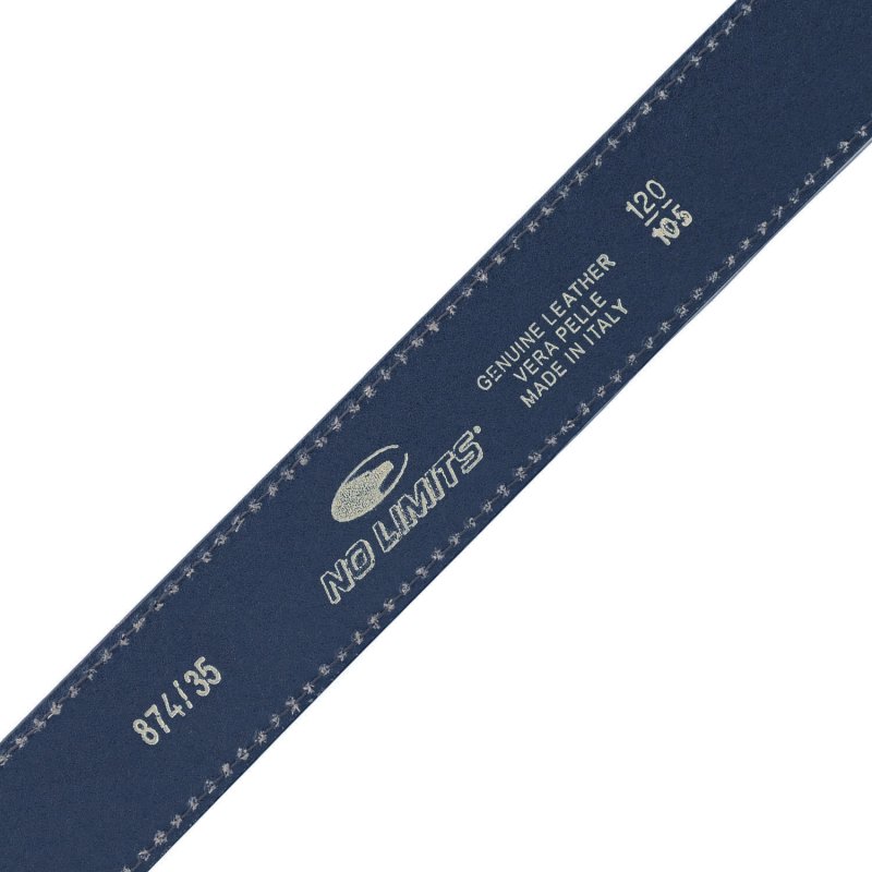 No Limits Cinturón de Hombre en Piel Auténtica Efecto Nobuk Made in Italy, Elegante, Acortable, Con Caja, Alto 3,… — vista 63