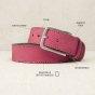 No Limits Ceinture Homme en Cuir Véritable Effet Nubuck Made in Italy, Élégante, Raccourcissable, Avec Boîte, Haute… — vue 23