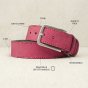 No Limits Ceinture Homme en Cuir Véritable Effet Nubuck Made in Italy, Élégante, Raccourcissable, Avec Boîte, Haute… — vue 23