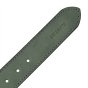 No Limits Men's Genuine Leather Belt, Nabuk Finish, Made in Italy, Shortenable, 4cm, With Box — logo detail