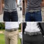Police Cinturón Elástico Trenzado Unisex, Detalles en Piel, Hebilla Sin Níquel, Acortable, Alto 3,5 cm, Caja — vista 64