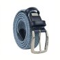 Police Cinturón Elástico Trenzado Unisex, Detalles en Piel, Hebilla Sin Níquel, Acortable, Alto 3,5 cm, Caja — vista 91