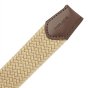 Police Ceinture Élastique Tressée Unisexe, Inserts Cuir, Boucle Sans Nickel, Raccourcissable, 3,5 cm, Boîte — vue 108
