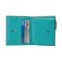 No Limits Small Women's Wallet in Genuine Leather, Credit Card Holder With Coin Compartment and Gift Box — front view