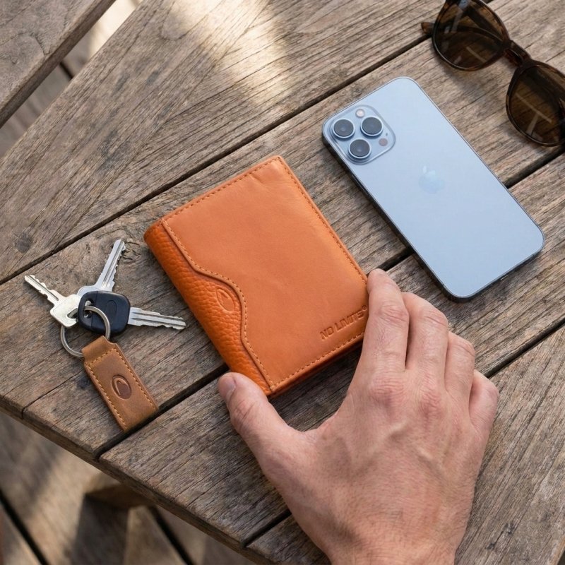 No Limits Cartera de Mujer Pequeña en Piel Auténtica, Portatarjetas con Compartimento para Monedas y Caja de Rega… — vista 11