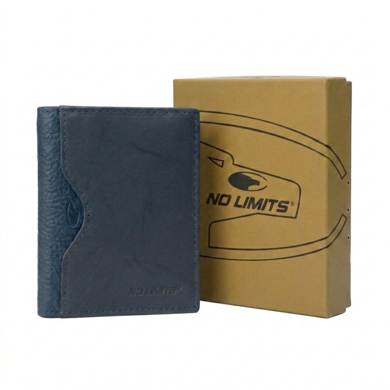 No Limits Small Women's Wallet in Genuine Leather, Credit Card Holder With Coin Compartment and Gift Box — view 42