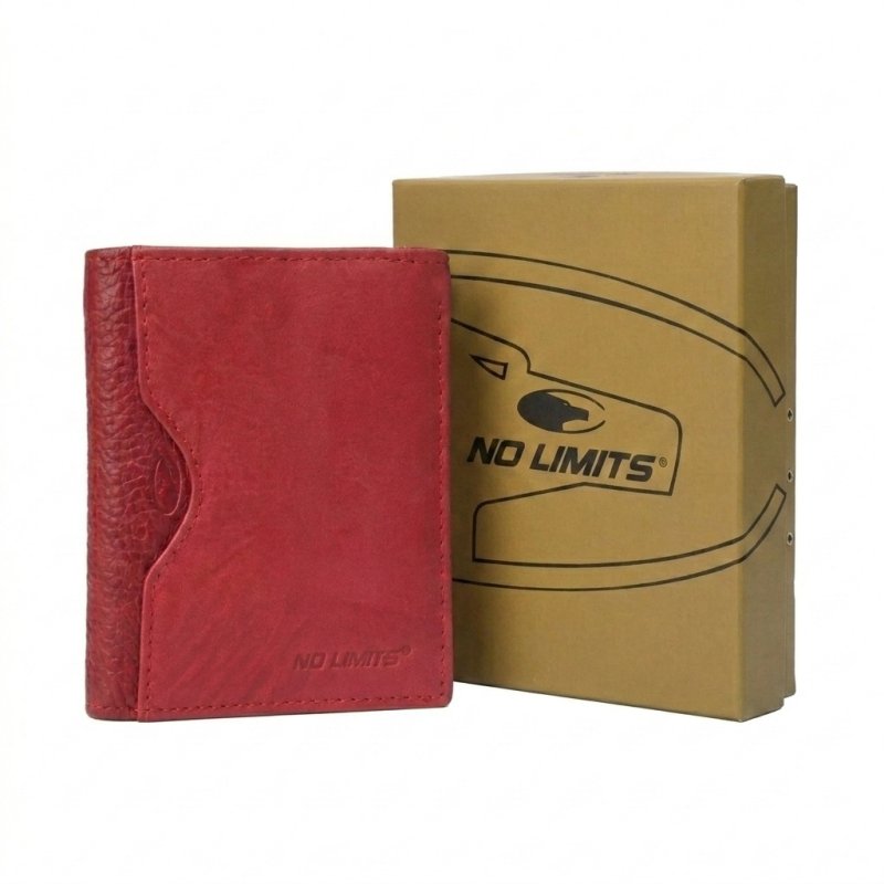 No Limits Petit Portefeuille Femme en Cuir Véritable, Porte-Cartes avec Compartiment à Monnaie et Boîte Cadeau — vue 54
