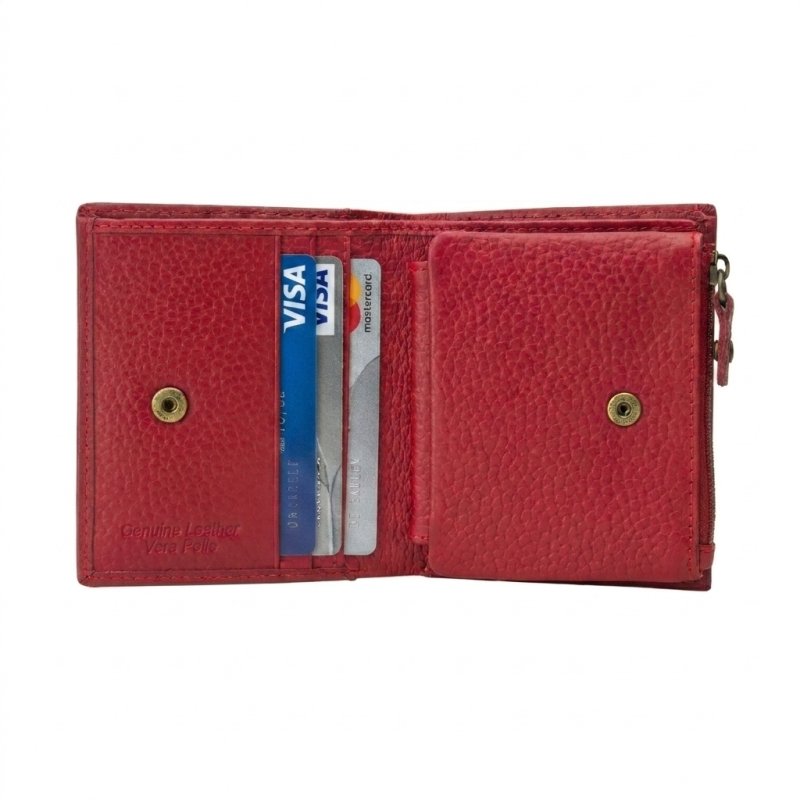 No Limits Cartera de Mujer Pequeña en Piel Auténtica, Portatarjetas con Compartimento para Monedas y Caja de Rega… — vista 50