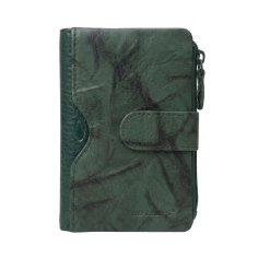 No Limits Small Women's Wallet in Genuine Leather, Credit Card Holder With Coin Compartment and Gift Box