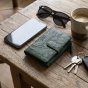 No Limits Small Women's Wallet in Genuine Leather, Credit Card Holder With Coin Compartment and Gift Box — detail