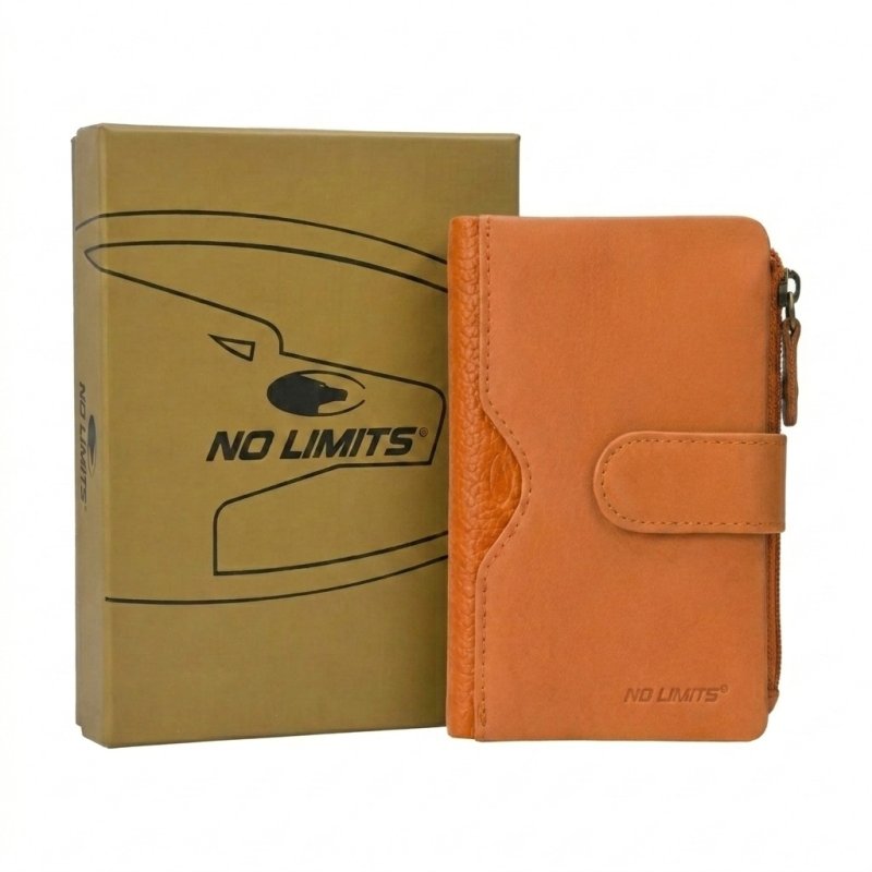 No Limits Cartera de Mujer Pequeña en Piel Auténtica, Portatarjetas con Compartimento para Monedas y Caja de Rega… — vista 12