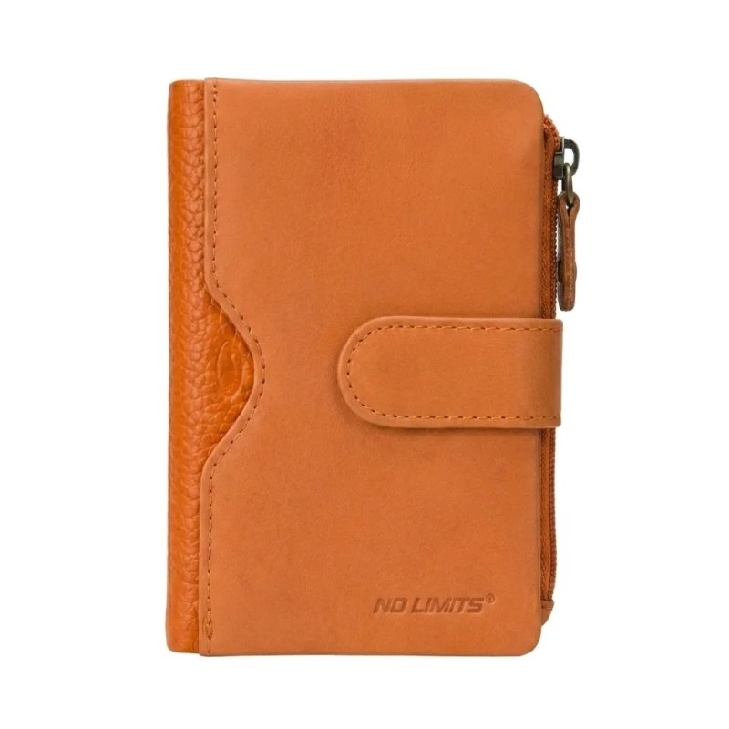 No Limits Small Women's Wallet in Genuine Leather, Credit Card Holder With Coin Compartment and Gift Box — view 7