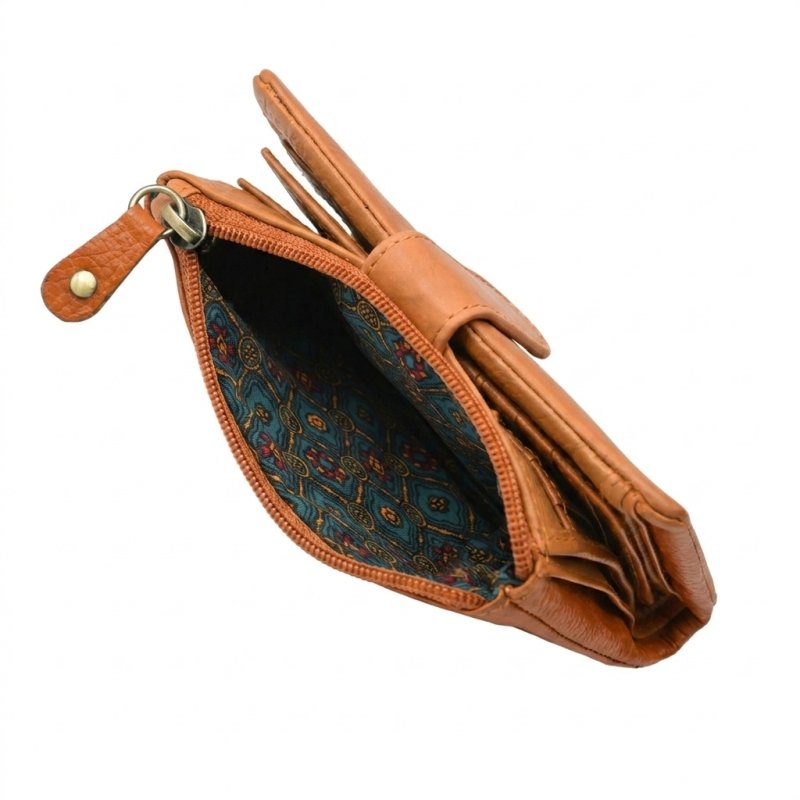 No Limits Cartera de Mujer Pequeña en Piel Auténtica, Portatarjetas con Compartimento para Monedas y Caja de Rega… — vista 10