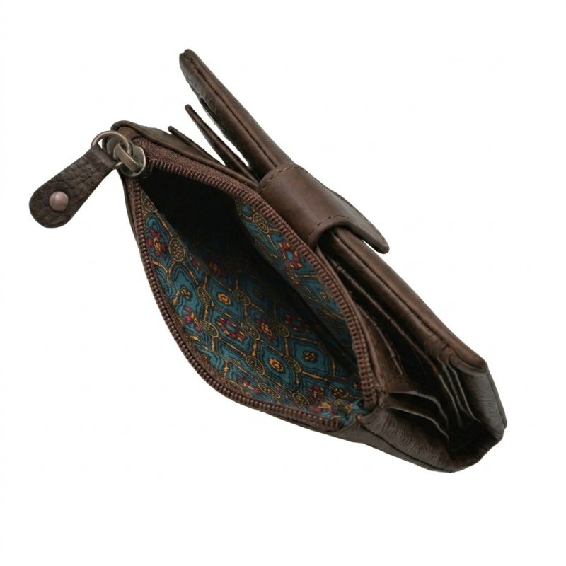 No Limits Cartera de Mujer Pequeña en Piel Auténtica, Portatarjetas con Compartimento para Monedas y Caja de Rega… — vista 16