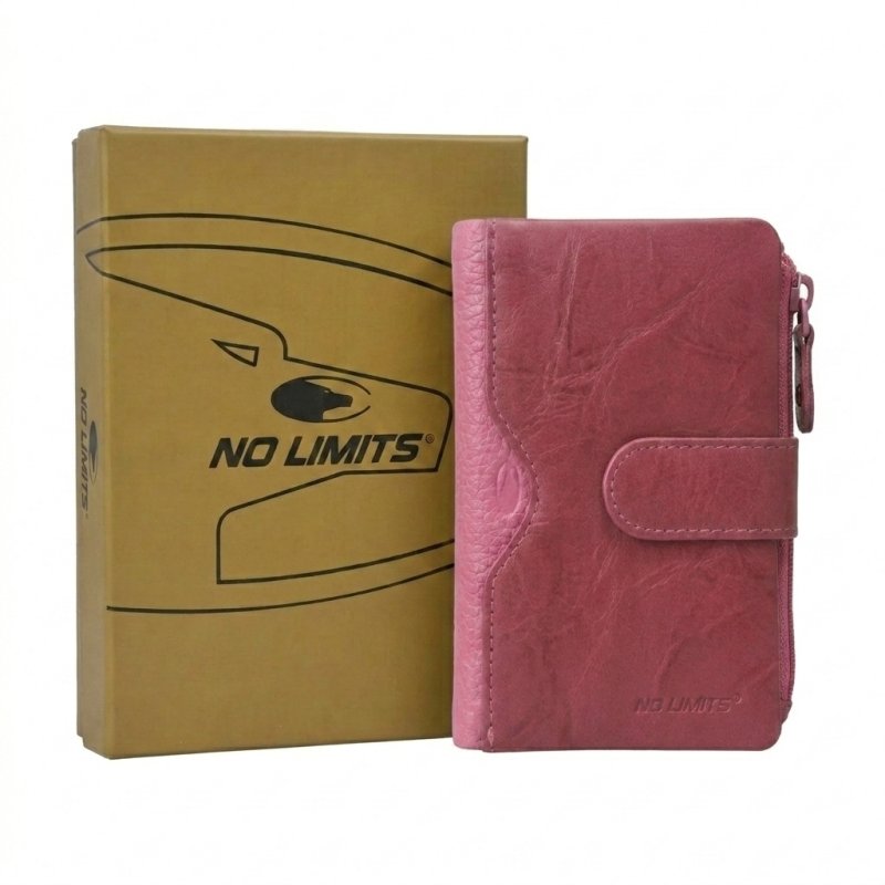 No Limits Cartera de Mujer Pequeña en Piel Auténtica, Portatarjetas con Compartimento para Monedas y Caja de Rega… — vista 24