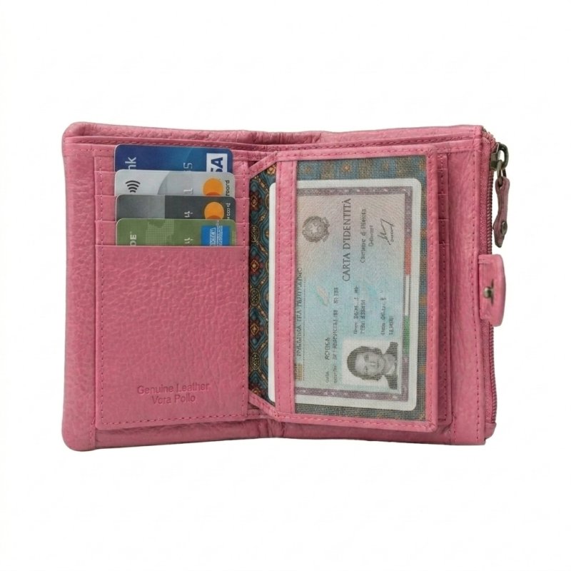 No Limits Cartera de Mujer Pequeña en Piel Auténtica, Portatarjetas con Compartimento para Monedas y Caja de Rega… — vista 21