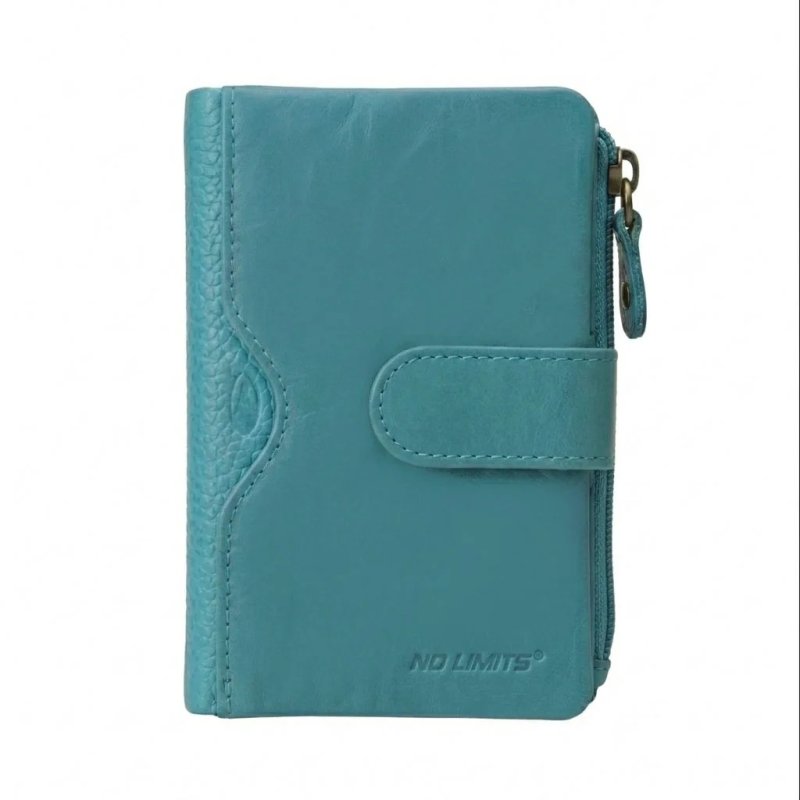 No Limits Petit Portefeuille Femme en Cuir Véritable, Porte-Cartes avec Compartiment à Monnaie et Boîte Cadeau — vue 31