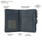 No Limits Small Women's Wallet in Genuine Leather, Credit Card Holder With Coin Compartment and Gift Box — view 38
