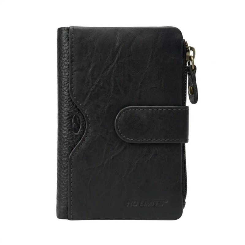 No Limits Petit Portefeuille Femme en Cuir Véritable, Porte-Cartes avec Compartiment à Monnaie et Boîte Cadeau — vue 43