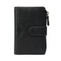 No Limits Small Women's Wallet in Genuine Leather, Credit Card Holder With Coin Compartment and Gift Box — view 43
