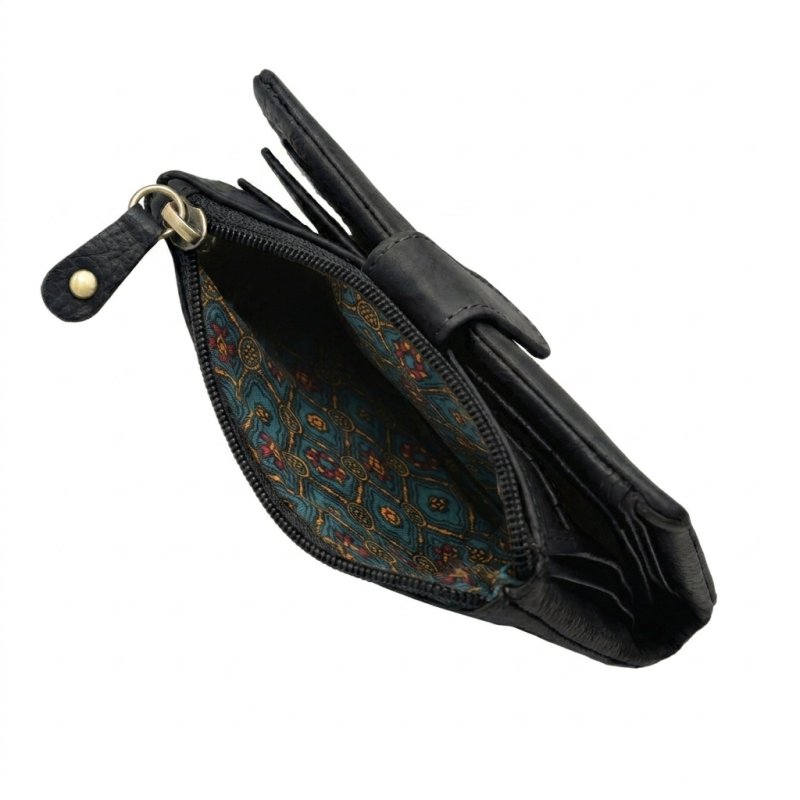 No Limits Cartera de Mujer Pequeña en Piel Auténtica, Portatarjetas con Compartimento para Monedas y Caja de Rega… — vista 46