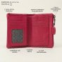 No Limits Petit Portefeuille Femme en Cuir Véritable, Porte-Cartes avec Compartiment à Monnaie et Boîte Cadeau — vue 50