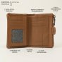 No Limits Small Women's Wallet in Genuine Leather, Credit Card Holder With Coin Compartment and Gift Box — view 56