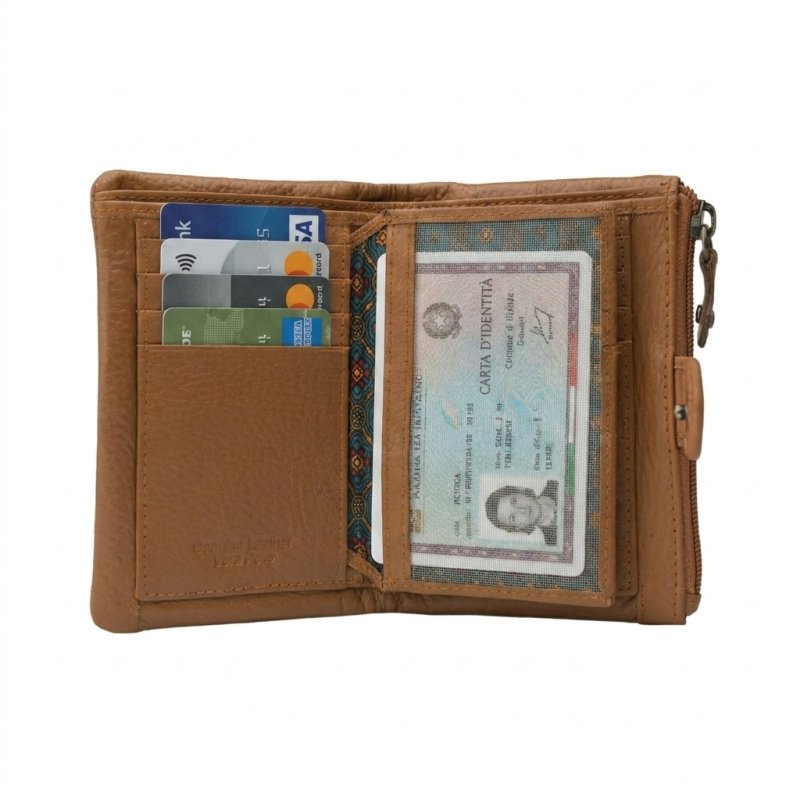 No Limits Cartera de Mujer Pequeña en Piel Auténtica, Portatarjetas con Compartimento para Monedas y Caja de Rega… — vista 57