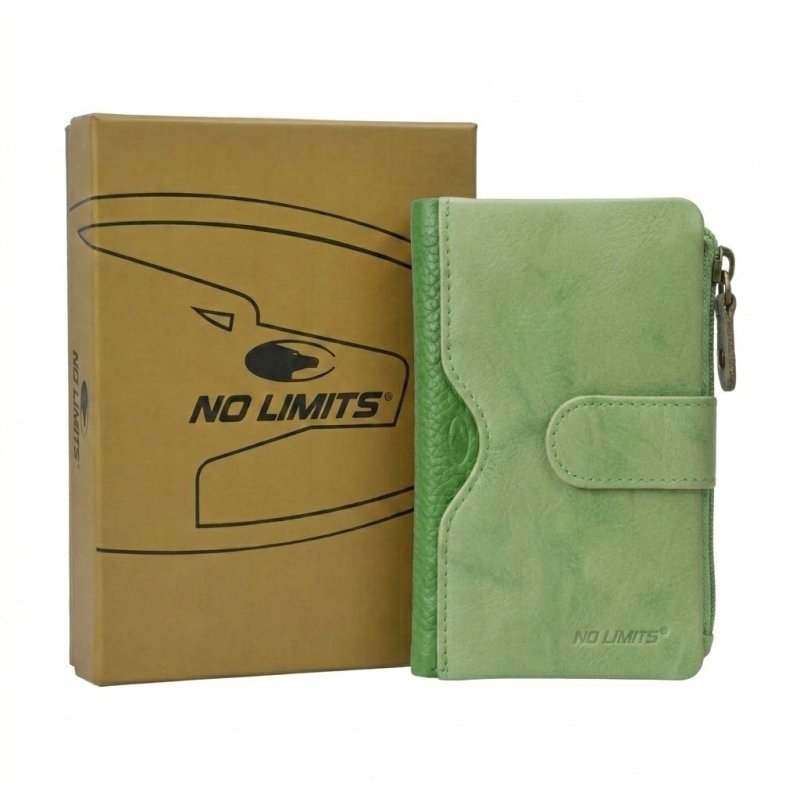 No Limits Cartera de Mujer Pequeña en Piel Auténtica, Portatarjetas con Compartimento para Monedas y Caja de Rega… — vista 66