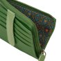 No Limits Portefeuille Slim Homme Femme en Cuir Véritable, Petit Porte-Cartes avec 12 Fentes et Fermeture Éclair… — intérieur