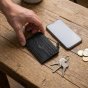 No Limits Portefeuille Slim Homme Femme en Cuir Véritable, Petit Porte-Cartes avec 12 Fentes et Fermeture Éclair, a… — vue 23