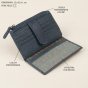 No Limits Portefeuille Slim Homme Femme en Cuir Véritable, Petit Porte-Cartes avec 12 Fentes et Fermeture Éclair, a… — vue 27