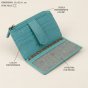 No Limits Portefeuille Slim Homme Femme en Cuir Véritable, Petit Porte-Cartes avec 12 Fentes et Fermeture Éclair, a… — vue 33