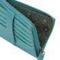 No Limits Portefeuille Slim Homme Femme en Cuir Véritable, Petit Porte-Cartes avec 12 Fentes et Fermeture Éclair, a… — vue 34