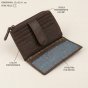 No Limits Portefeuille Slim Homme Femme en Cuir Véritable, Petit Porte-Cartes avec 12 Fentes et Fermeture Éclair, a… — vue 57