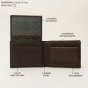 No Limits Men's Slim Wallet in Genuine Leather, With Coin Purse, Card Compartments, Elegant With Box — view 8
